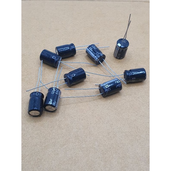 c-capacitor-120uf-16v-25v-50v-400v-ของใหม่