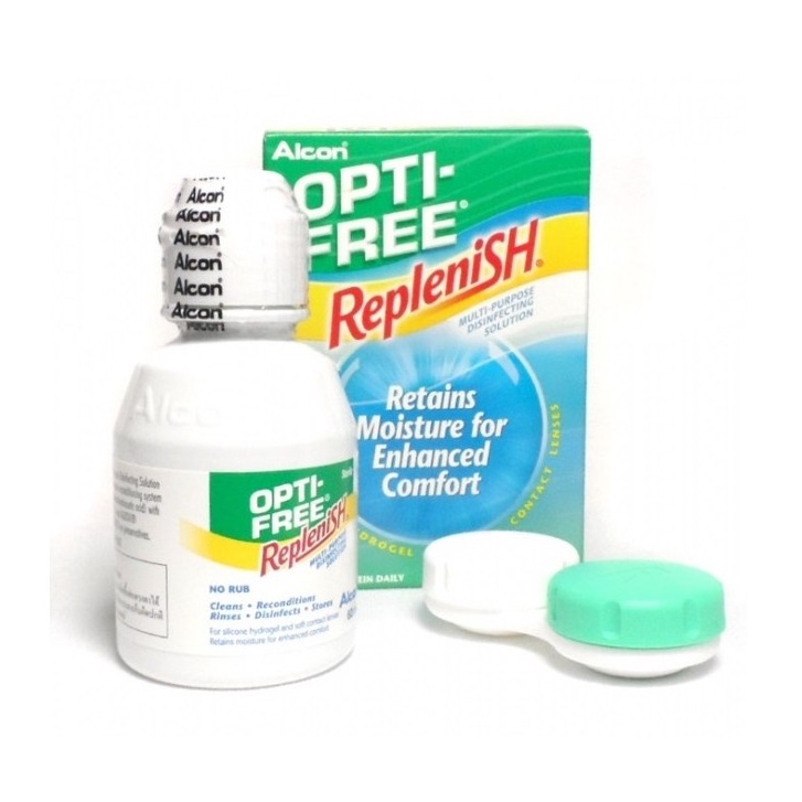 OPTIFREE Replenish Kit ออฟติฟรี รีเพลนิช คิท น้ำยาแช่คอนแทคเลนส์