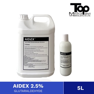 ภาพหน้าปกสินค้าAIDEX 2.5% Glutaraldehyde Solution 5L with Activator ซึ่งคุณอาจชอบสินค้านี้