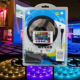 ภาพหน้าปกสินค้าmhfsuper ไฟ LED RGB 5 เมตรพร้อมรีโมท MY-LED LED Strip รุ่น LEDStrip-02A-Rat ที่เกี่ยวข้อง