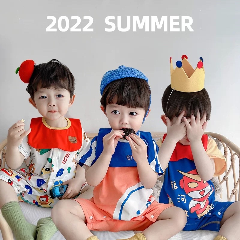 ภาพสินค้าจั๊มสูทและบอดี้สูทเด็กสไตล์เกาหลี สินค้าพร้อมส่ง จากร้าน mmfshopingcenter บน Shopee ภาพที่ 2
