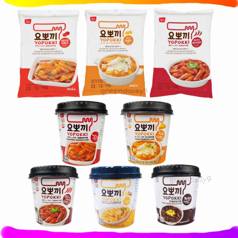 รูปภาพสินค้าแรกของ(แบบถ้วย สะดวกทานและพกพา) Yopokki ต๊อกบกกี อร่อยสไตล์เกาหลีได้ทุกที่ ต๊อกบ๊อกกิ พร้อมปรุง อาหารเกาหลี สุดฮิต