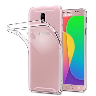 Samsung Galaxy J7 Pro J7+ J8 J6+ J6 J4+ J4 2018 J7 J2 Prime J7Core นิ่ม ใส ซิลิโคน TPU เคสใส