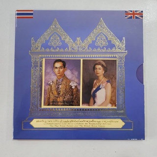 ชุดเหรียญที่ระลึก ราชวงศ์ไทยและราชวงศ์อังกฤษ บรรจุแผง