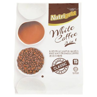 Nutrigold 3 ใน 1 คลาสสิกพรีมิกซ์ทันใจกาแฟสีขาว 15 x Sticks 40g