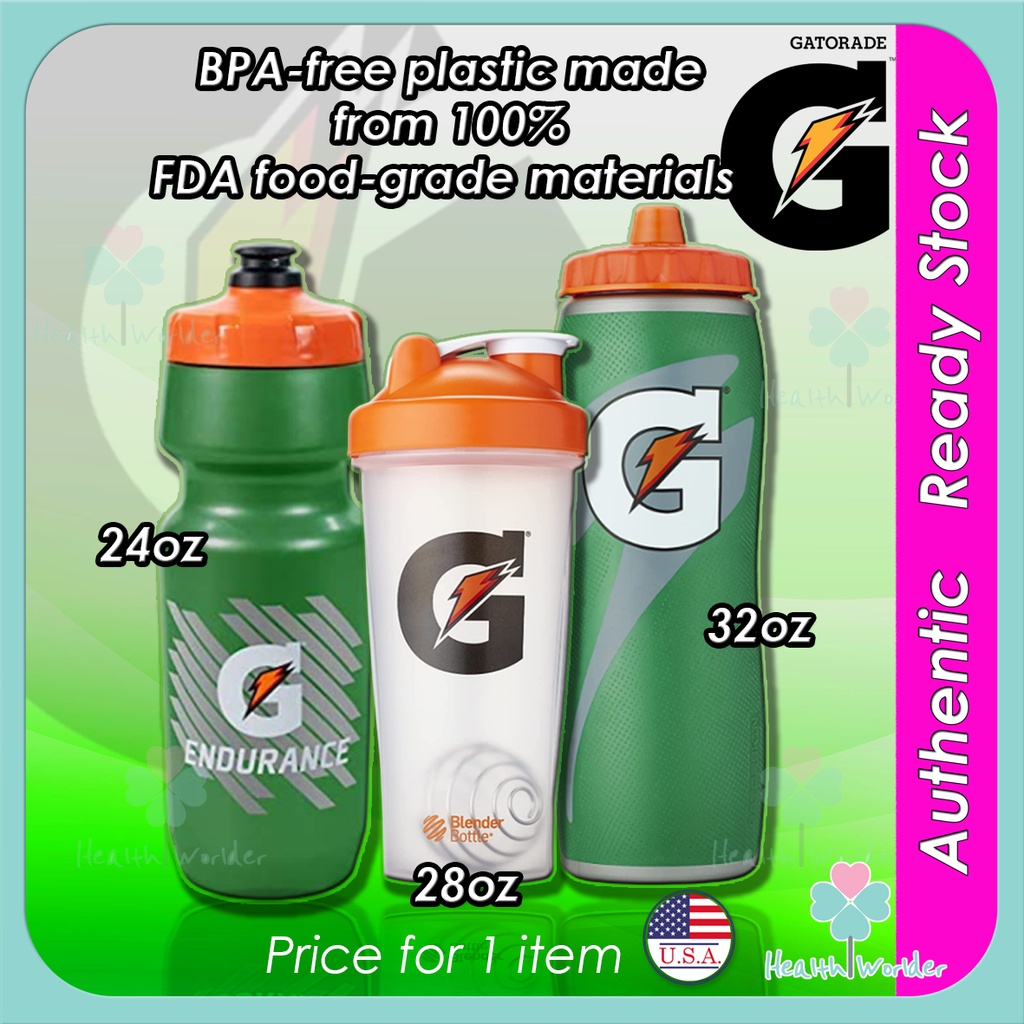 Gatorade Endurance Bike Bottle Gator-skin Bottle One Size, Blender ...