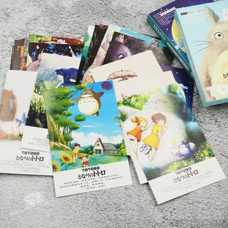 ภาพขนาดย่อของภาพหน้าปกสินค้าโปสการ์ดลายโตโตโร่ 36 แผ่น / ชุด 36 Sheets/Set Kawaii Totoro Postcard /Greeting Card/Message Card/Christmas and New Year gifts จากร้าน animefamily.th บน Shopee