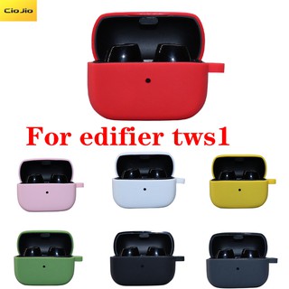 For EDIFIER TWS1/TWS1 Pro bluetooth earphone Silicone anti-Shock Protector Case with Hook For EDIFIER TWS1