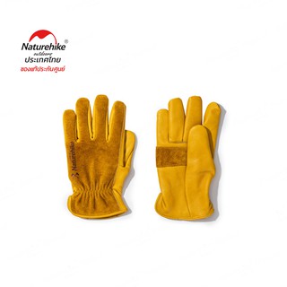 ภาพขนาดย่อสินค้าNaturehike Thailand ถุงมือช่าง Leather protective gloves