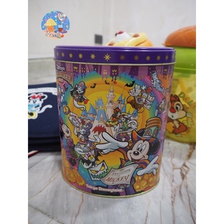 📌 กระป๋องเหล็กมิกกี้ฮาโลวีนมือสอง จาก Tokyo Disneyland