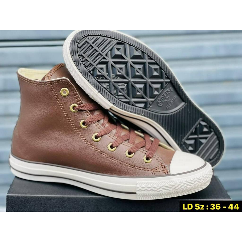 converse-หนัง-รองเท้าผ้าใบผูกเชือกแบบหุ้มข้อพร้อมกล่อง