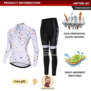 (พร้อมส่ง) Aipeilei เสื้อกีฬาแขนยาว คุณภาพสูง สําหรับผู้หญิง เหมาะกับการขี่จักรยาน MTB