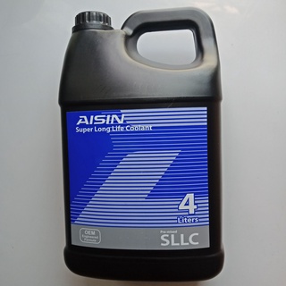 น้ำยาหล่อเย็น AISIN ขนาด 4 ลิตร ของแท้ 100% AISIN Super Long Life Coolant น้ำยาหล่อเย็นหม้อน้ำ