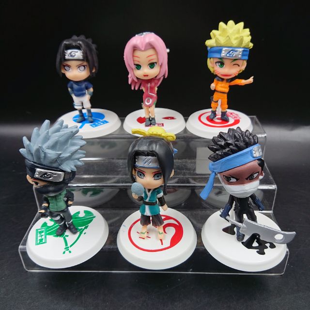 โมเดล-นารูโตะ-naruto-ขนาด-7-cm-12-แบบ-ราคาถูกมาก-งานสวย-น่ารัก-งานดีจริงๆ-ที่ฐานมีสัญลักษณ์ของแต่ละคนอยู่