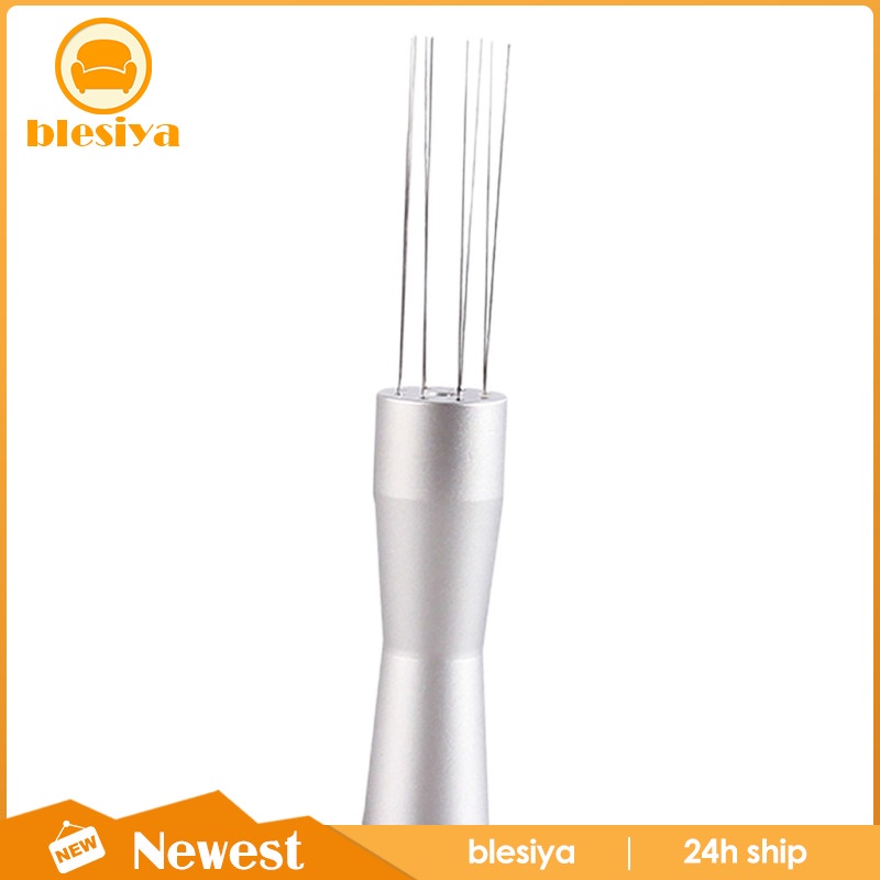 m1-blesiya-needle-style-coffee-tamper-distributor-espresso-hand-stirrer-tool-silver