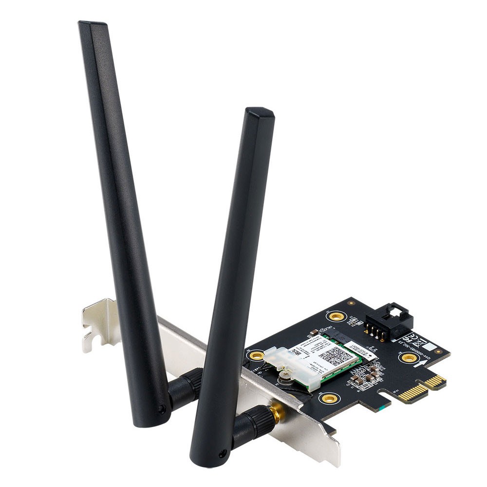 ภาพหน้าปกสินค้าASUS PCE-AX3000 AX3000 MU-MIMO Dual Band PCI-E WiFi 6 (802.11ax) Bluetooth 5.0 จากร้าน satitjaichumni บน Shopee