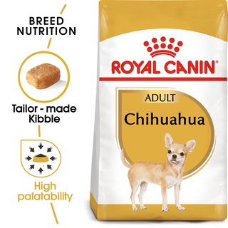 Royal Canin Chihuahua Adult 500g , 1.5kg , 3kg  สำหรับสุนัขโต พันธุ์ชิวาวา อายุ 8 เดือนขึ้นไป