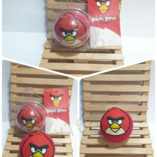 บอลเสียบเสาอากาศรถยนต์ลาย Angry Bird สีแดง