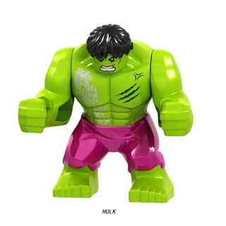 ของเล่นบล็อกตัวต่อ รูปซูเปอร์ฮีโร่ Big Hulk ขนาดเล็ก