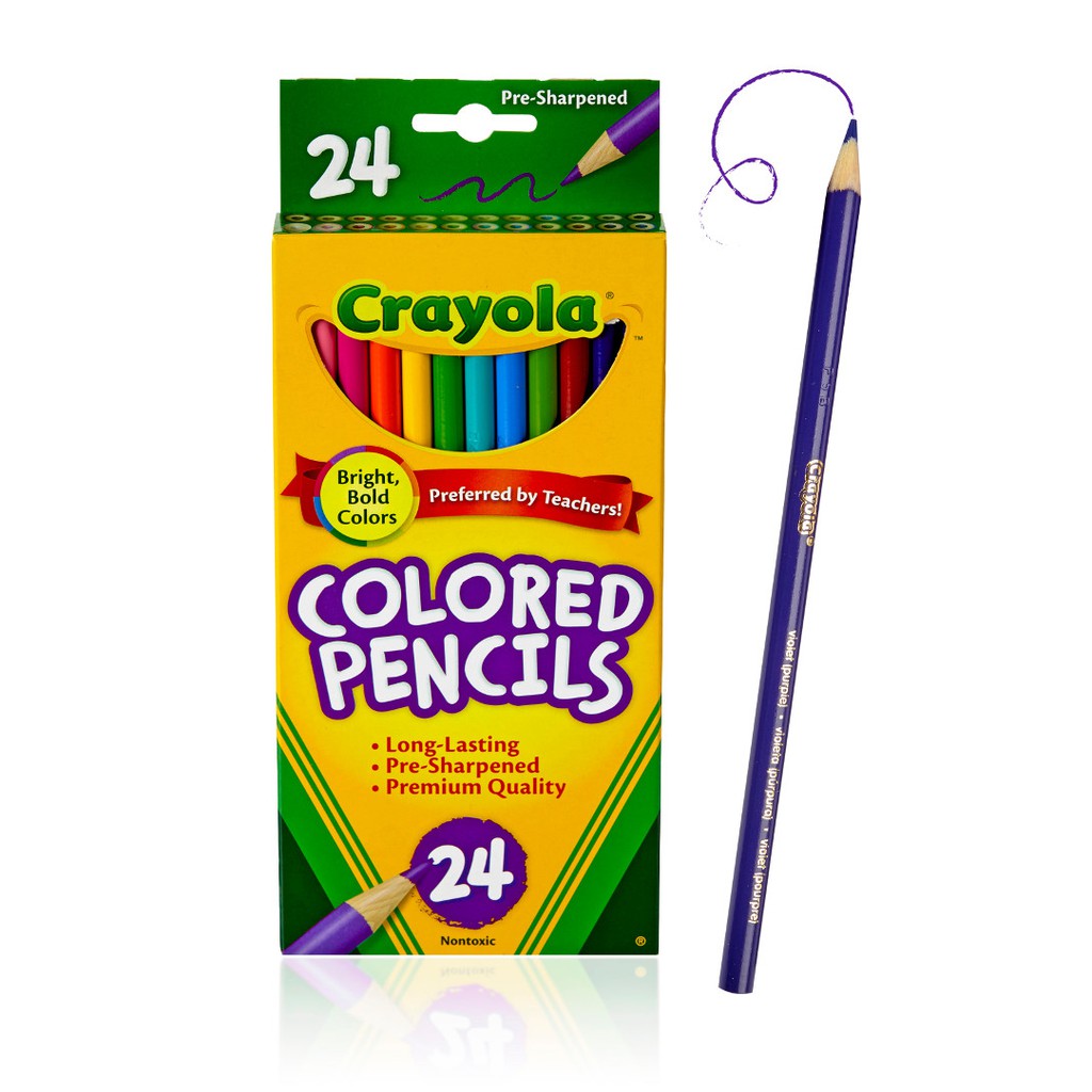 crayola-สีไม้ไร้สารพิษ24แท่ง-24สี