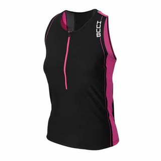 HUUB Core Tri Top – Womens Black/Pink