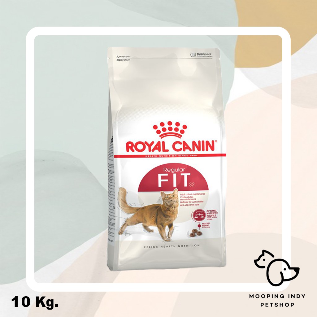 Royal Canin 10 kg. Fit อาหารแมวโตเลี้ยงปล่อยอายุ 1 ปีขึ้นไป | Shopee ...