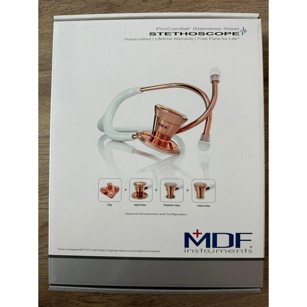 หูฟังแพทย์ MDF Stethoscope NEW MDF797 ProCardial (Navy Blue) | Shopee ...