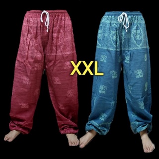 SALE!! SALE!! BAGGY PANTS with elephant print / XXL SIZEกางเกงทรงหลวมพิมพ์ลายช้าง / ไซส์ xxl