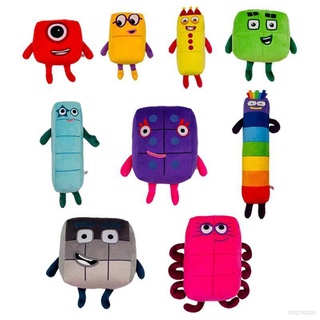 ภาพหน้าปกสินค้าNumberblocks Plush Toys 1-9 Stuffed Dolls Baby Mathematics Enlightenment Animation Cartoon Gifts good stuff ที่เกี่ยวข้อง