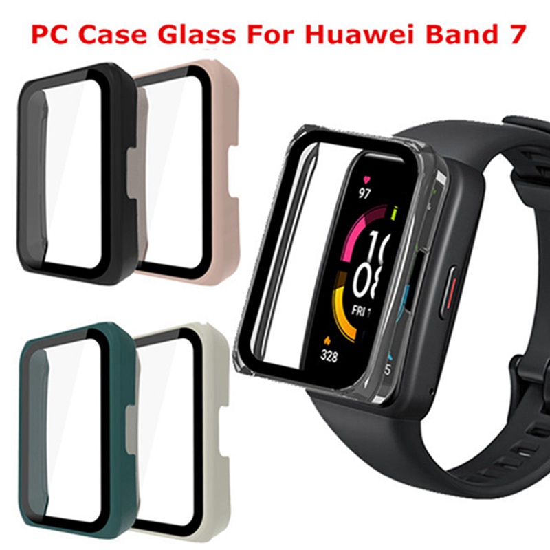 กระจก-เคส-สําหรับ-huawei-band-7-smart-watchband-ป้องกันหน้าจอบน-honor-band-6-huawei-band6-band7-เคสป้องกัน