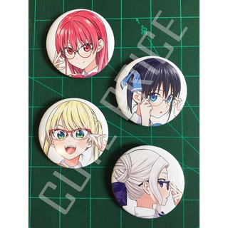 Brooch anime เข็มกลัดอนิเมะเรื่องจะคนไหนก็แฟนสาว (Kanojo Mo Kanojo) ขนาด 58 mm