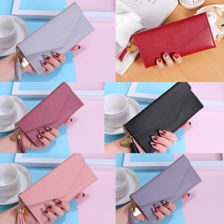 Wallet กระเป๋าสตางค์ผู้หญิงใบยาว กระเป๋าถือ มีช่องใส่ของหลายช่อง รุ่น 108