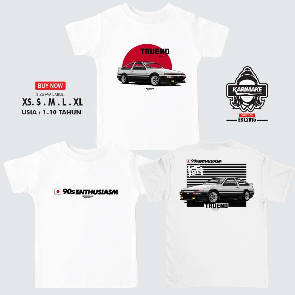 เสื้อยืด-พิมพ์ลายรถยนต์-karimake-toyota-ae86-trueno-90-enthusiasms-5xl