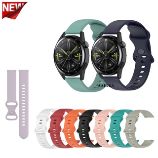 สายนาฬิกาข้อมือซิลิโคนนิ่ม 20 มม. 22 มม. แบบเปลี่ยน สําหรับ Huawei Watch GT 2 2e 3 4 GT2 Pro GT3 SE 42 มม. 46 มม. GT4