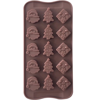 พิมพ์ซิลิโคน ช็อคโกแลต Xmas Chocolate Bar Silicone Moldแม่พิมพ์วุ้น พิมพ์วุ้น พิมพ์ซิลิโคน พิมพ์สบู่  พิมพ์มินิช็อค