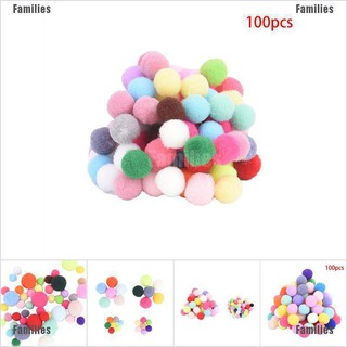 ลูกบอลปอมปอมขนาด 10 มม 20 มม 100 ชิ้น