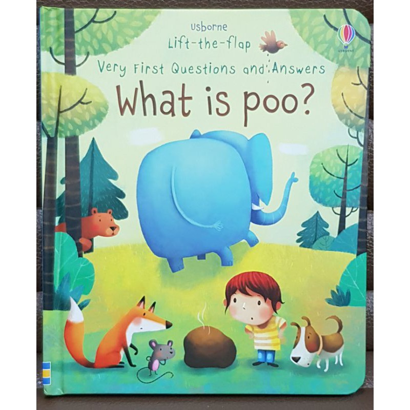 What is poo? เหมาะสำหรับ 2 ขวบ+ Board book กระดาษแข็งทุกหน้า with flaps