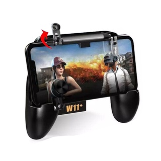 ตัวควบคุมเกมมือถือ PUBG W11 จอยสติ๊กและโทรศัพท์พร้อม L1R1 และทริกเกอร์สำหรับ iOS และ Android