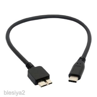 สินค้า [BLESIYA2] USB 3.1 Type-C Male to Micro B Male Cable Connector For Hard Drive 5Gbps