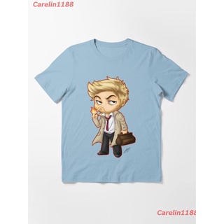 New John Constantine Essential T-Shirt เสื้อยืด ดพิมพ์ลาย ดผ้าเด้ง คอกลม cotton แฟชั่น sale Unisex