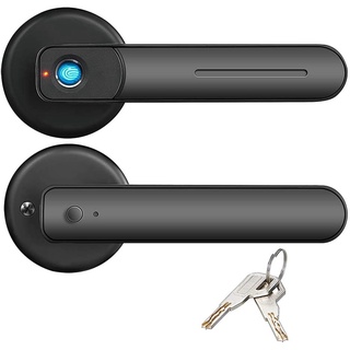บลูทูธรีโมทคอนโทรลสมาร์ทลายนิ้วมือ Biometrics ล็อคสำหรับไม้ในร่มประตูโลหะ