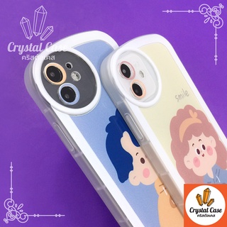 เคสมือถือนิ่มใส Oppo A15 A16 A57 2022 A77 5g  TPU กันกล้องกลมพิมพ์ลายการ์ตูน