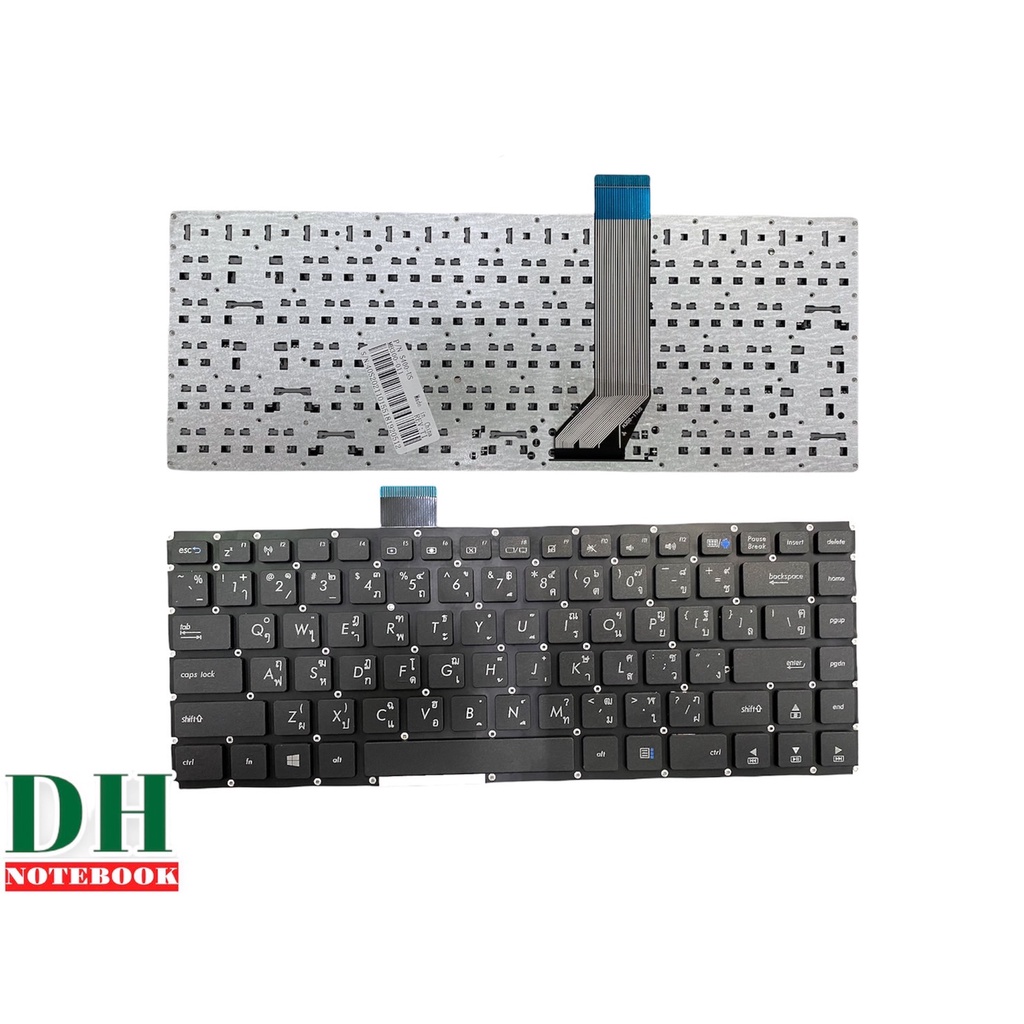 คีย์บอร์ดโน๊ตบุ๊ค Keyboard Asus S400 S400c S400ca S400cb S400e S451 S451l X402c X402 K451l Th 7528