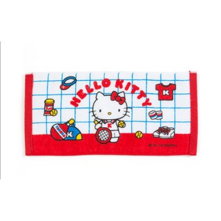 ผ้าเช็ดหน้าขนหนูเนื้อนิ่มลายลิขสิทธิ์แท้ Hello Kitty จาก Sanrio (26x12 ซ.ม.)