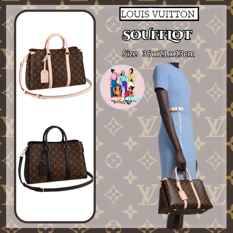 louis-vuitton-หลุยส์วิตตอง-soufflot-กระเป๋าถือ-กระเป๋าเดินทาง-กระเป๋าสองชั้น-ใหม่