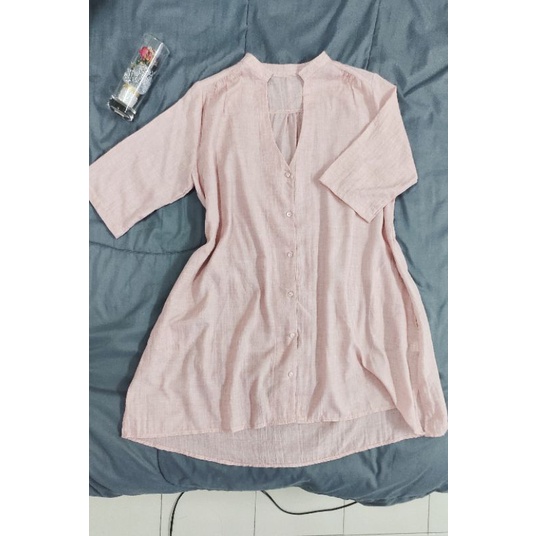 เดรสชมพู-oversize-น่ารัก-แนวมินิมอล
