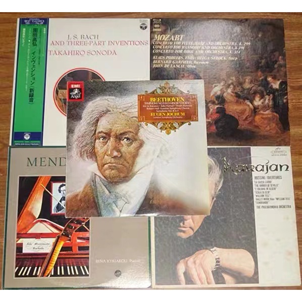 ภาพหน้าปกสินค้าดนตรีคลาสสิกจัดส่งแบบสุ่ม 12 นิ้ว Vinyl LP Beethoven Bach Chopin Mozart และ Masters classic music random delivery จากร้าน morosth บน Shopee