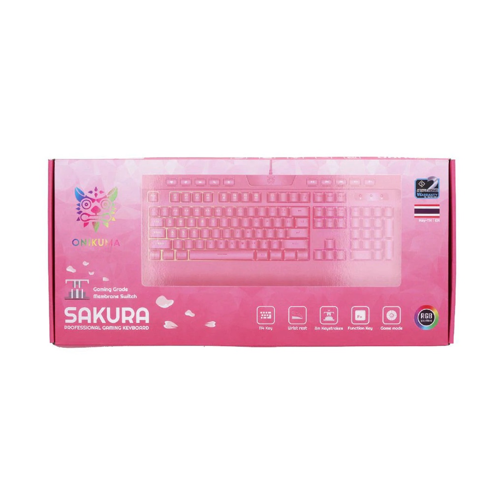 onikuma-sakura-gaming-keyboard-คีย์บอร์ดเกมมิ่ง
