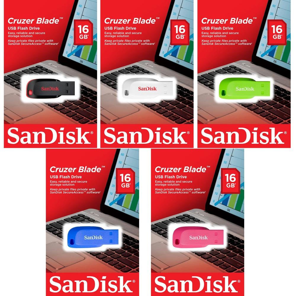 ภาพหน้าปกสินค้าSANDISK Pendrive แฟลชไดรฟ์ Sdcz50-016g 4Gb 8GB 16GB 32GB 64GB 128GB 5 สี จากร้าน senmore1.th บน Shopee