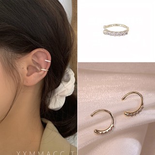 ภาพย่อรูปภาพสินค้าแรกของต่างหูหนีบเพชร earcuff เกี่ยวหู เพชร ต่างหูเพชร ต่างหูหนีบกระดูก